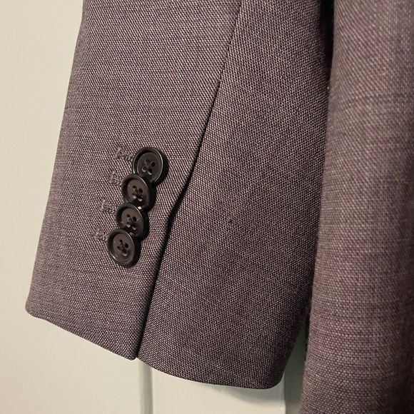 Banana Republic Tessuto Wool Blend Two Button Blazer Suit Jacket‎ Size 40R - Picture 3 of 8